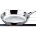 Copper Clad Frying Pan w/ Cast Long Handle (12")